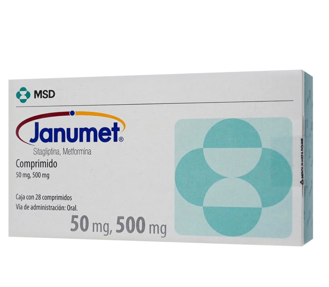 Janumet a 50 mg con 28 comprimidos