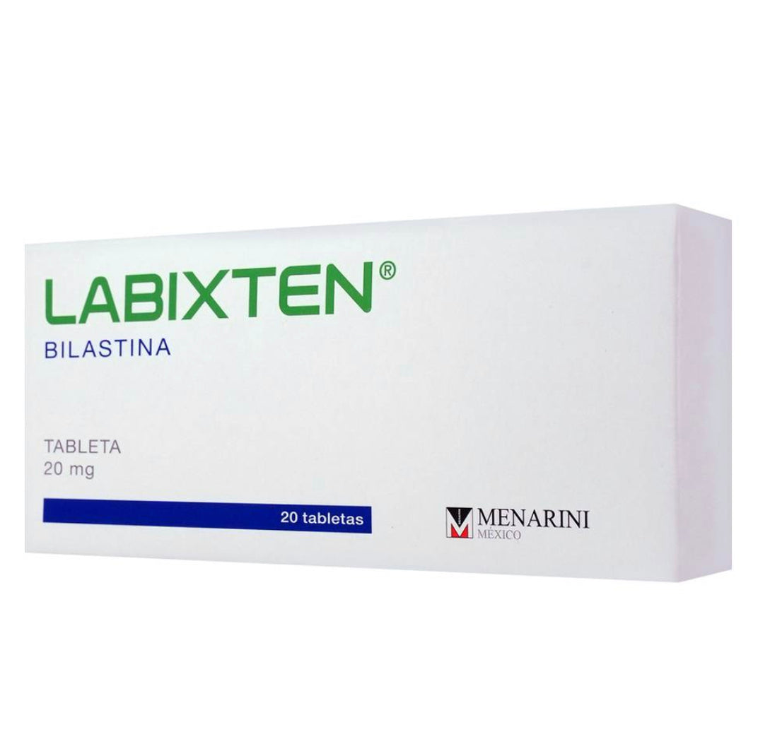 Bilastina 20 mg con 20 tabletas