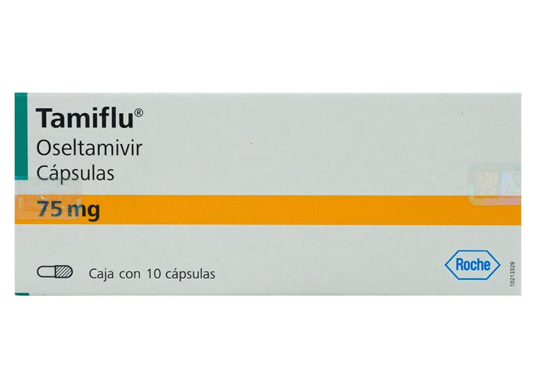 Tamiflu Oseltamivir 75 mg con 10 capsulas