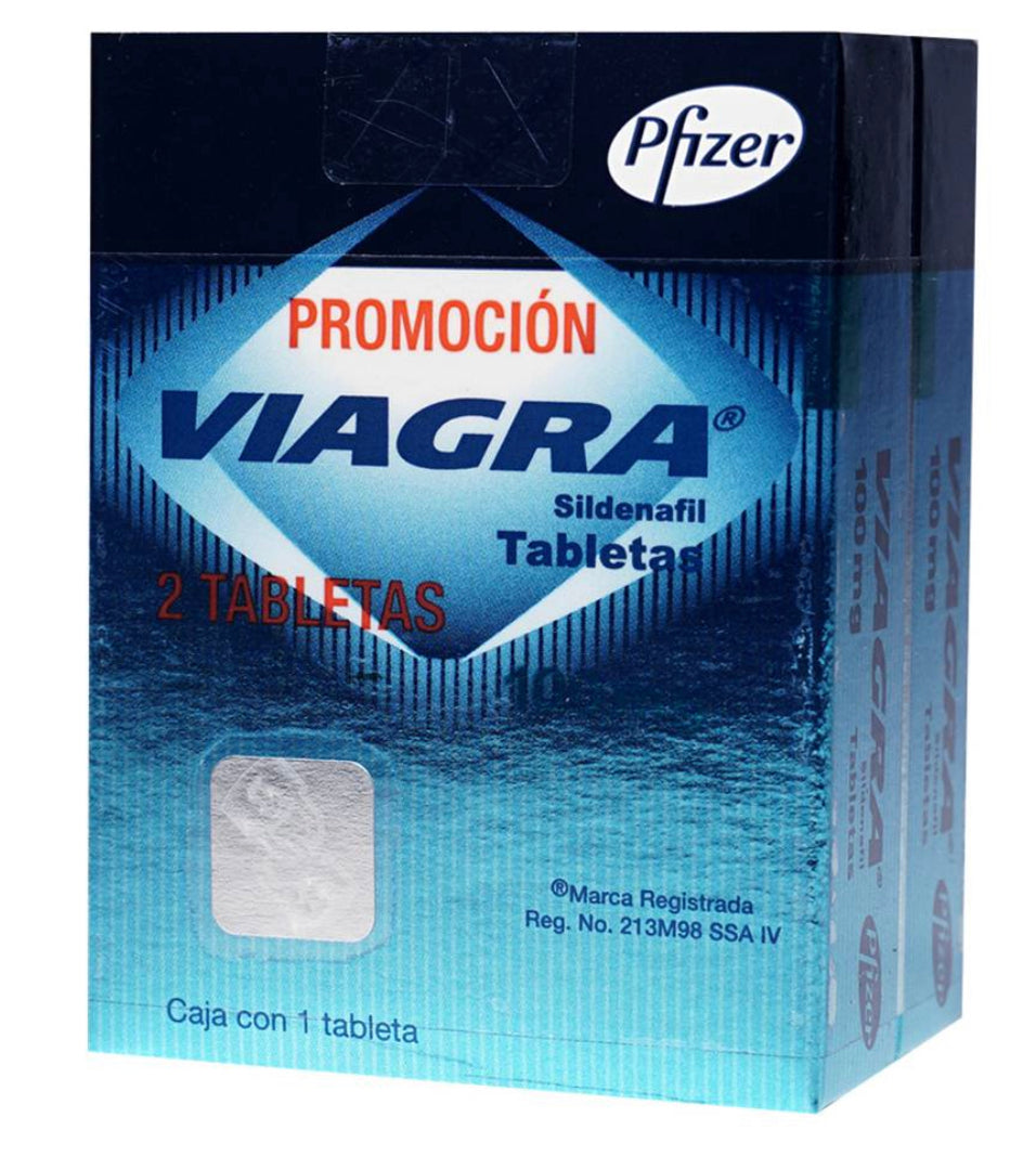 Viagra Sildenafil 100 mg con 2 tabletas