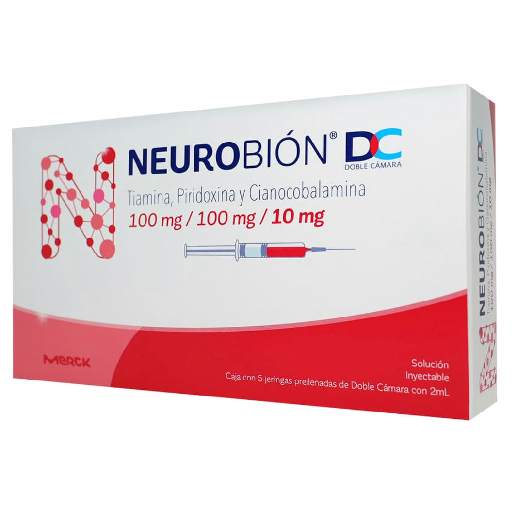 Neurobión DC 10 Mg Solución Inyectable 5 Jeringas