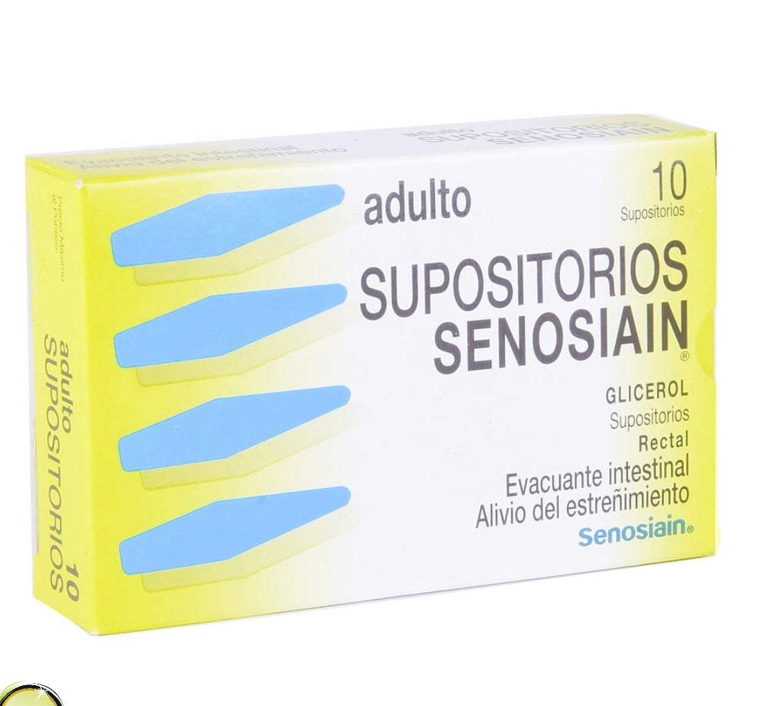 Supositorios Senosiain Glicerol con 10 piezas