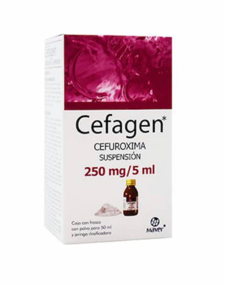 Cefagen Suspensión 50 ml Cefuroxima 250 mg / 5 ml