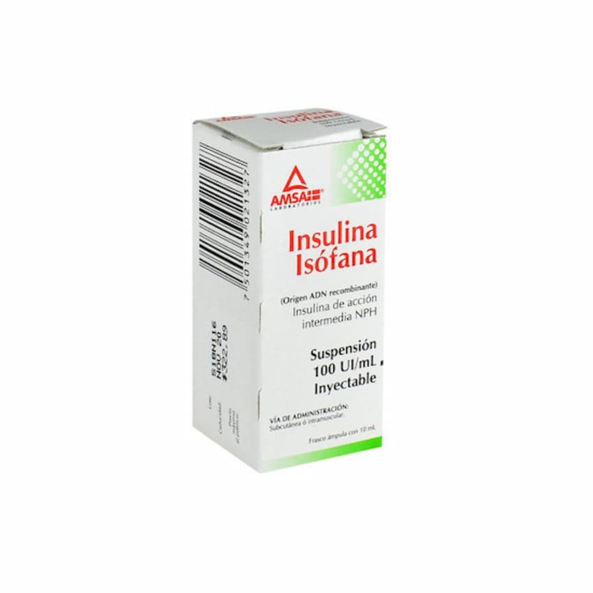 Insulina Isófana 100 UI 10 ml