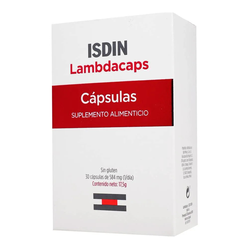 Lambdacaps Isdin Suplemento Alimenticio 30 Cápsulas