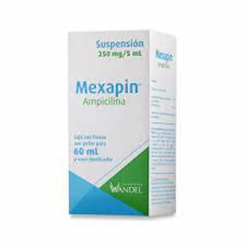 Mexapin Ampicilina 250 Mg Suspensión 60 ml