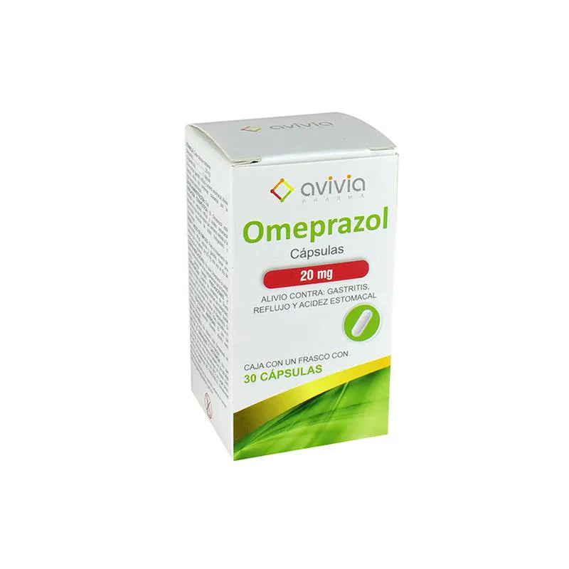 Omeprazol 20 Mg 30 Cápsulas Avivia
