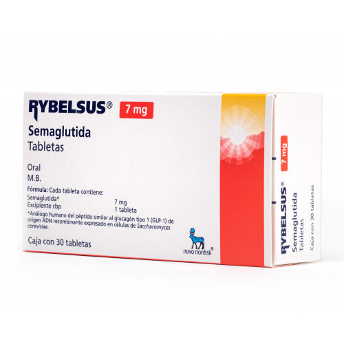 Rybelsus Semaglutida 7 Mg 30 Tabletas