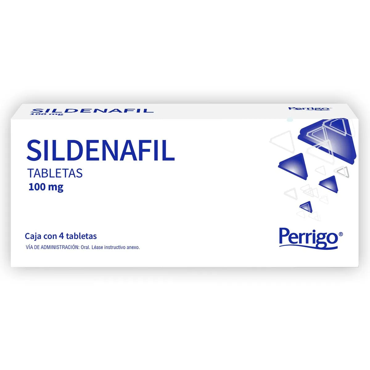 Sildenafil 100 Mg 4 Tabletas Perrigo