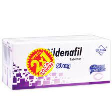 Sildenafil 50 mg con 4 tabletas Ultra Lab Promoción 2x1
