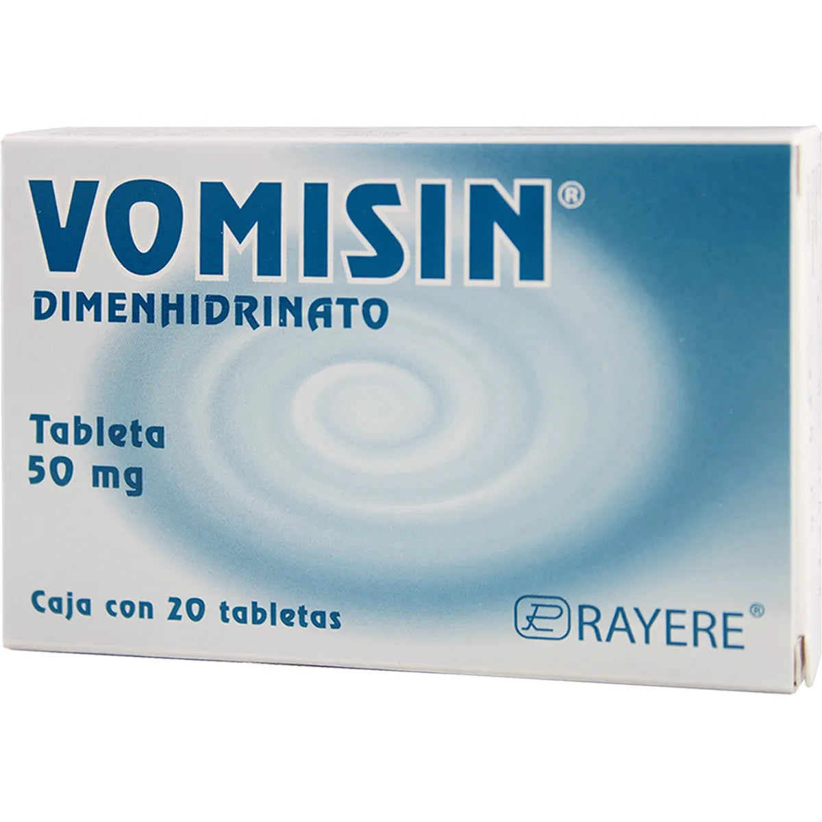 Vomisin Dimenhidrinato 50 mg 20 Tabletas